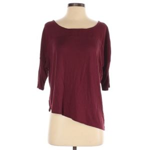 Ann Taylor | Maroon Casual Blouse Size Small